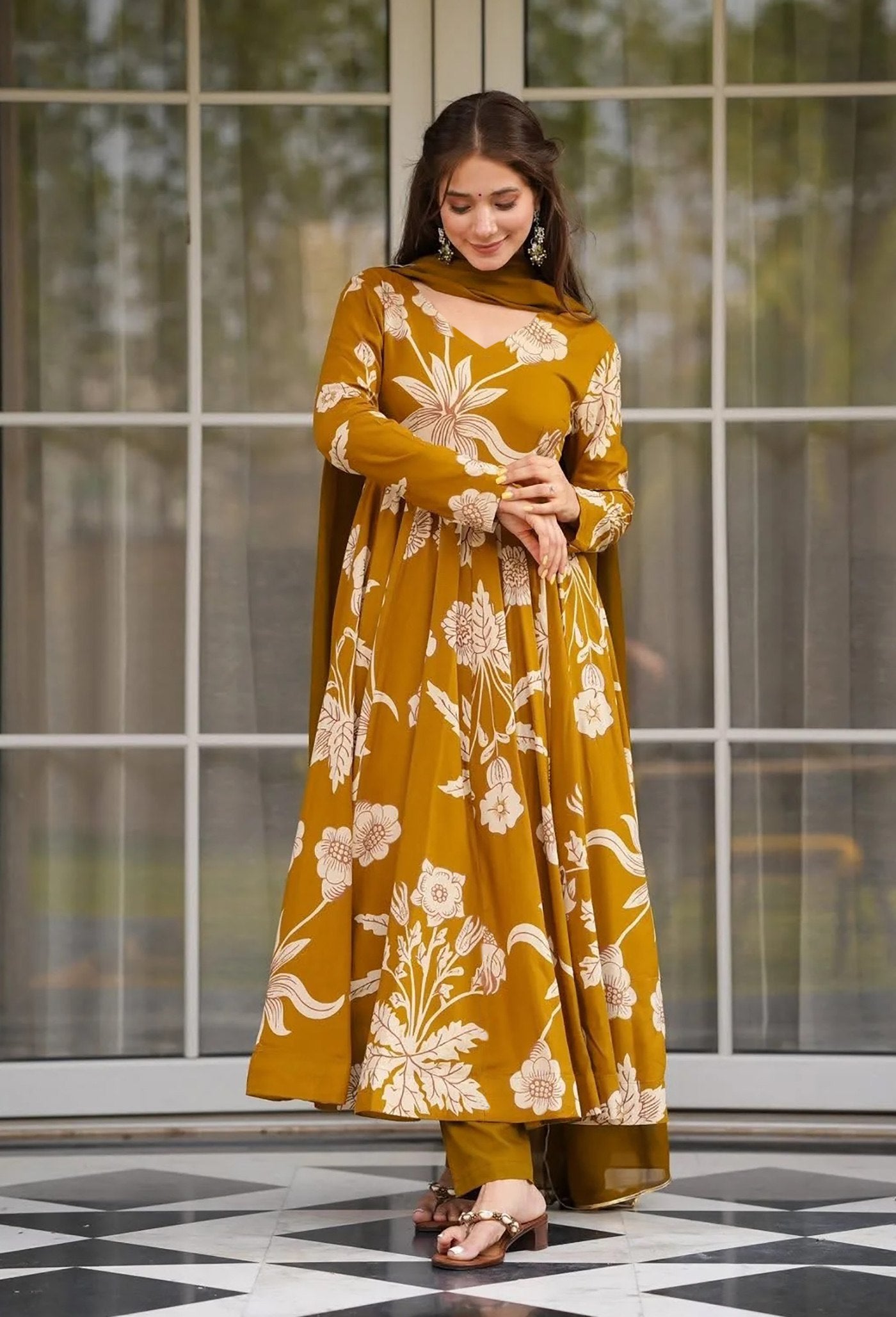 Mustard Vaani Suit