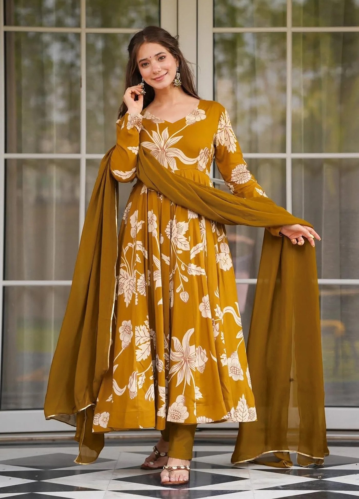 Mustard Vaani Suit