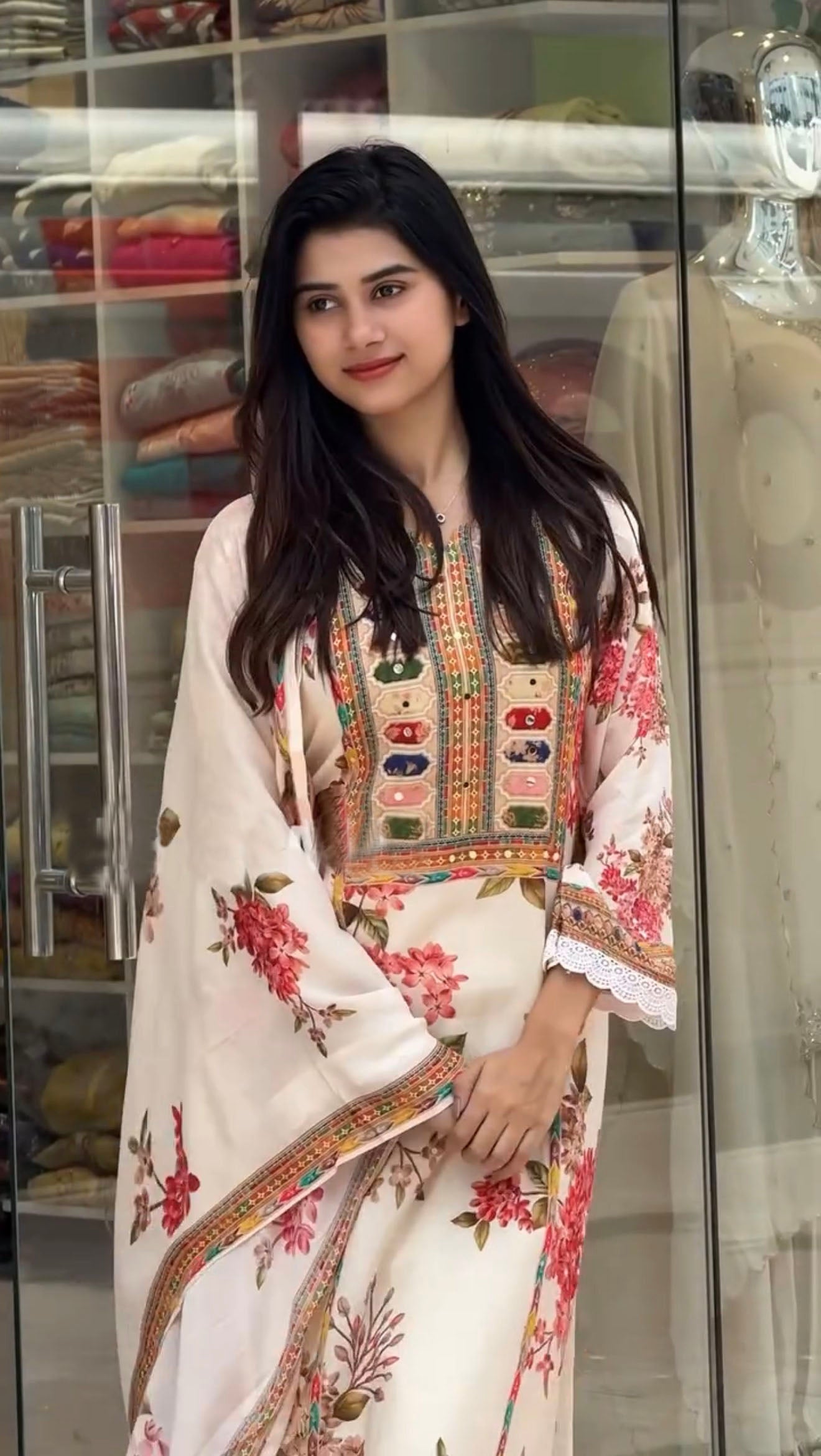 Afsana floral Classic Suit