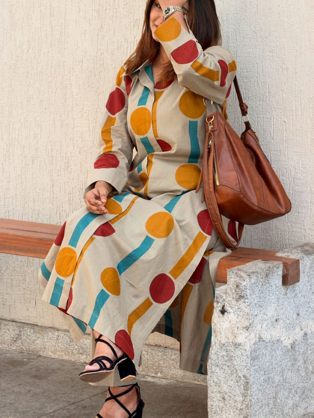 Retro Circle Kurta