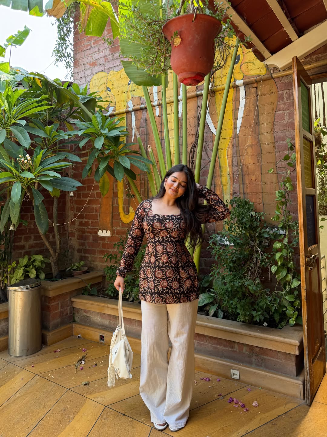 Vintage Petal Co-ord Set 🤎✨