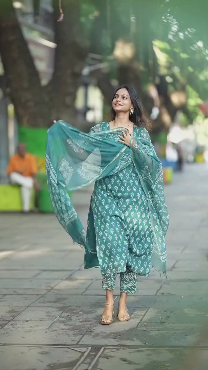 Bloom Printed Kurta Set